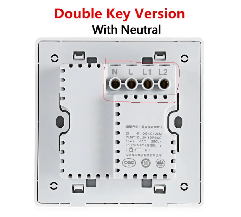 Aqara Smart Wall Switch D1 ZigBee Light Switch Button Smart Home Remote Control Fire Wire With /NO Neutral For Mi Home Homekit