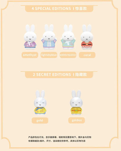 Genuine Blind Box Kawaii Miffy Cartoon Cute Doll Desktop Decoration Figure Birthday Gift Gift Toy for Girl