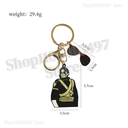 2026 Michael Jackson "King of Pop" Keychain, MJ Moonwalk Figure Keyring with Fedora Hat Pendant, Music Fan Collectible Gift