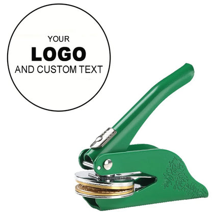 Customized Book Embossed Stamp Personalized Custom LOGO Embosser Seal Wedding Invitation Library Customize Embossing Paper Stamp