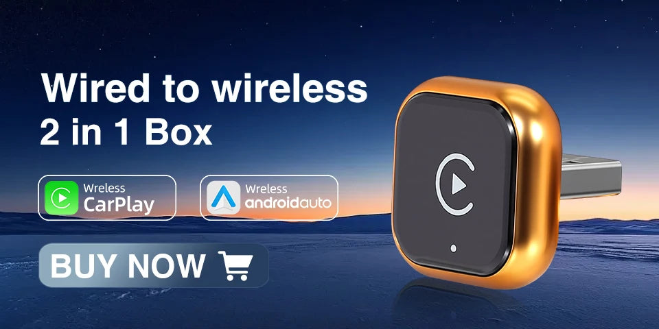 2IN1 Mini NEW Wireless CarPlay Android Auto Adapter Wired to Wireless Car Ai Box For Audi Toyota VW Peugeot MG Ford USB Dongle