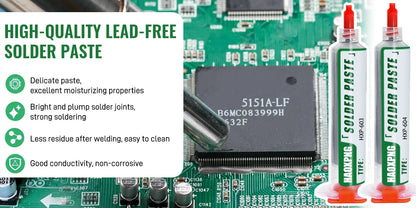 Sn99Ag0.3Cu0.7 Solder paste, flux, lead-free solder paste free cleaning is widely used in all kinds of soldering