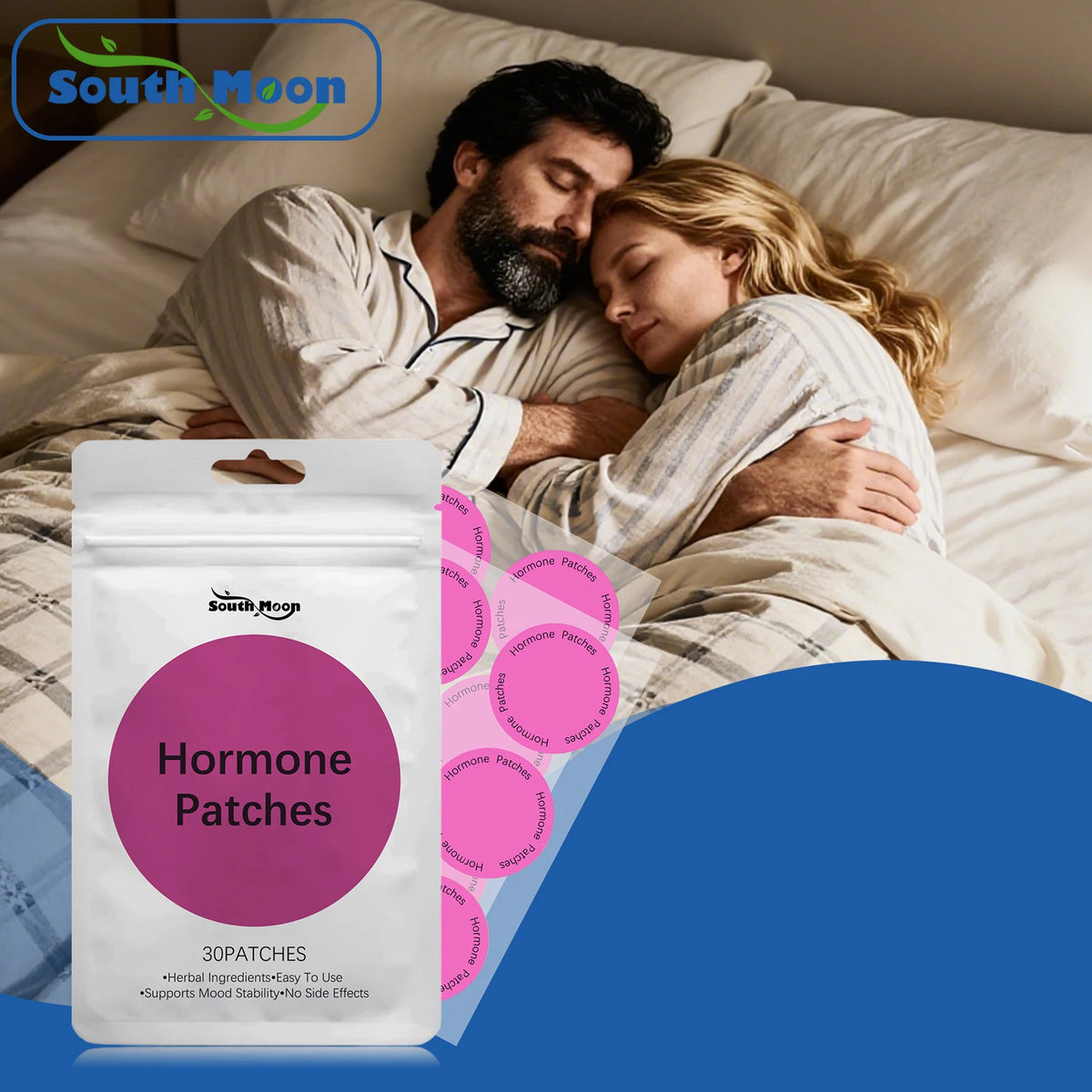 30/60/90pcs Hormone Balance Transdermal Patches Improve Fatigue Mood Swings Relieve Menopause Women Hormonal Support Patches