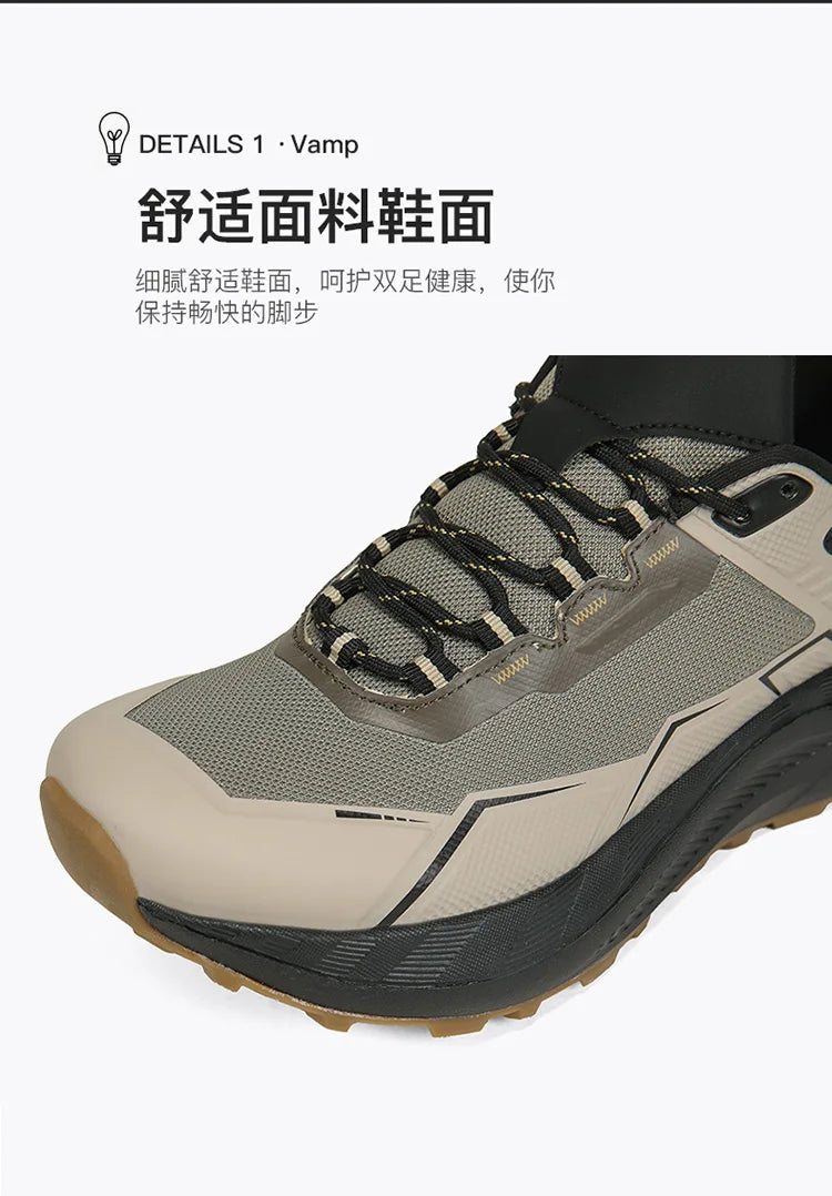 Men's Summer Breathable Non-slip Athletic Shoes, Cushioning Casual Footwear for Running, Travel, Outdoor Hiking and Mountaineeri