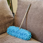1pc extendable ceiling fan furniture electronic device cleaning brush - long handle snowflake ultra-fine fiber dusting rod