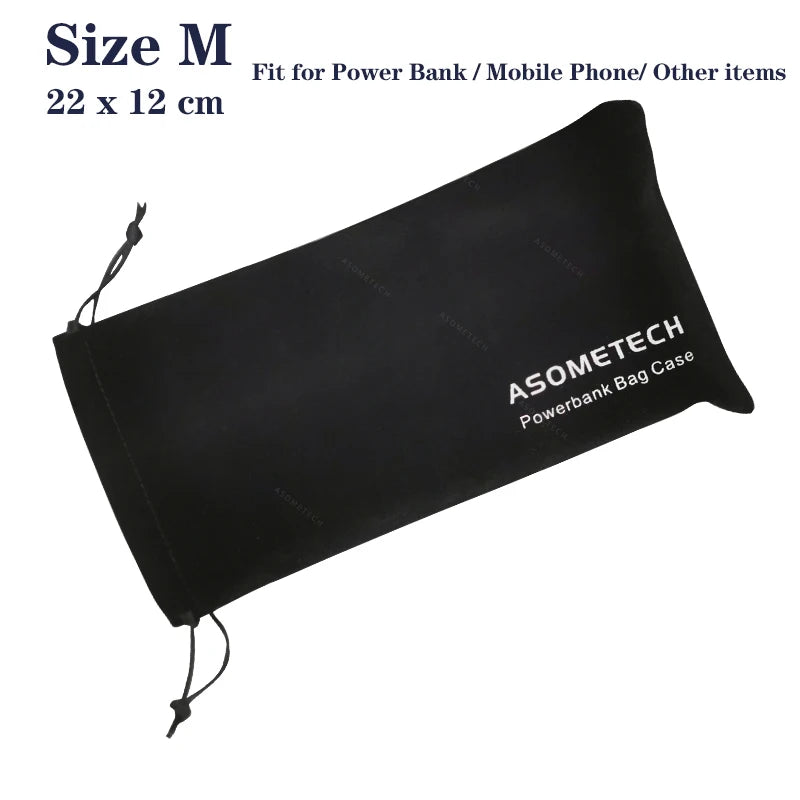 Power Bank Case Bag Carring Pouch Drawstring Bag Travel Portable Protective Storage Bag For Power Bank Mobile Phone Accessories