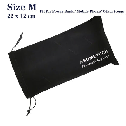Power Bank Case Bag Carring Pouch Drawstring Bag Travel Portable Protective Storage Bag For Power Bank Mobile Phone Accessories
