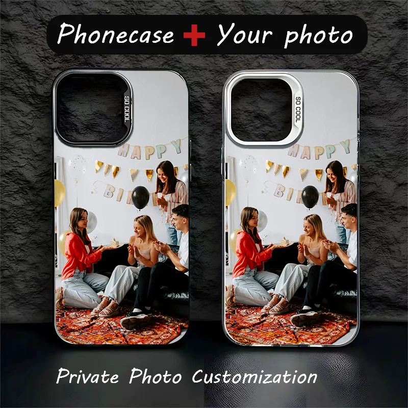 DIY For iPhone 17 16 15 14 13 12 11 Pro Max Mini E SE20 22 Air XS XR 7 8 Plus Customized Photo Phone Case IMD Anti-Fall Cover