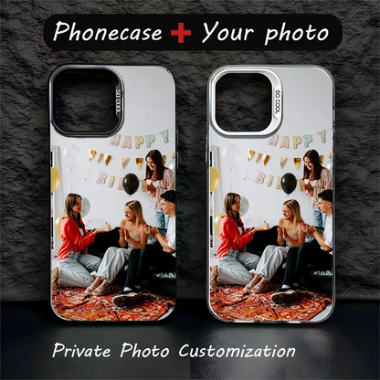 DIY For iPhone 17 16 15 14 13 12 11 Pro Max Mini E SE20 22 Air XS XR 7 8 Plus Customized Photo Phone Case IMD Anti-Fall Cover