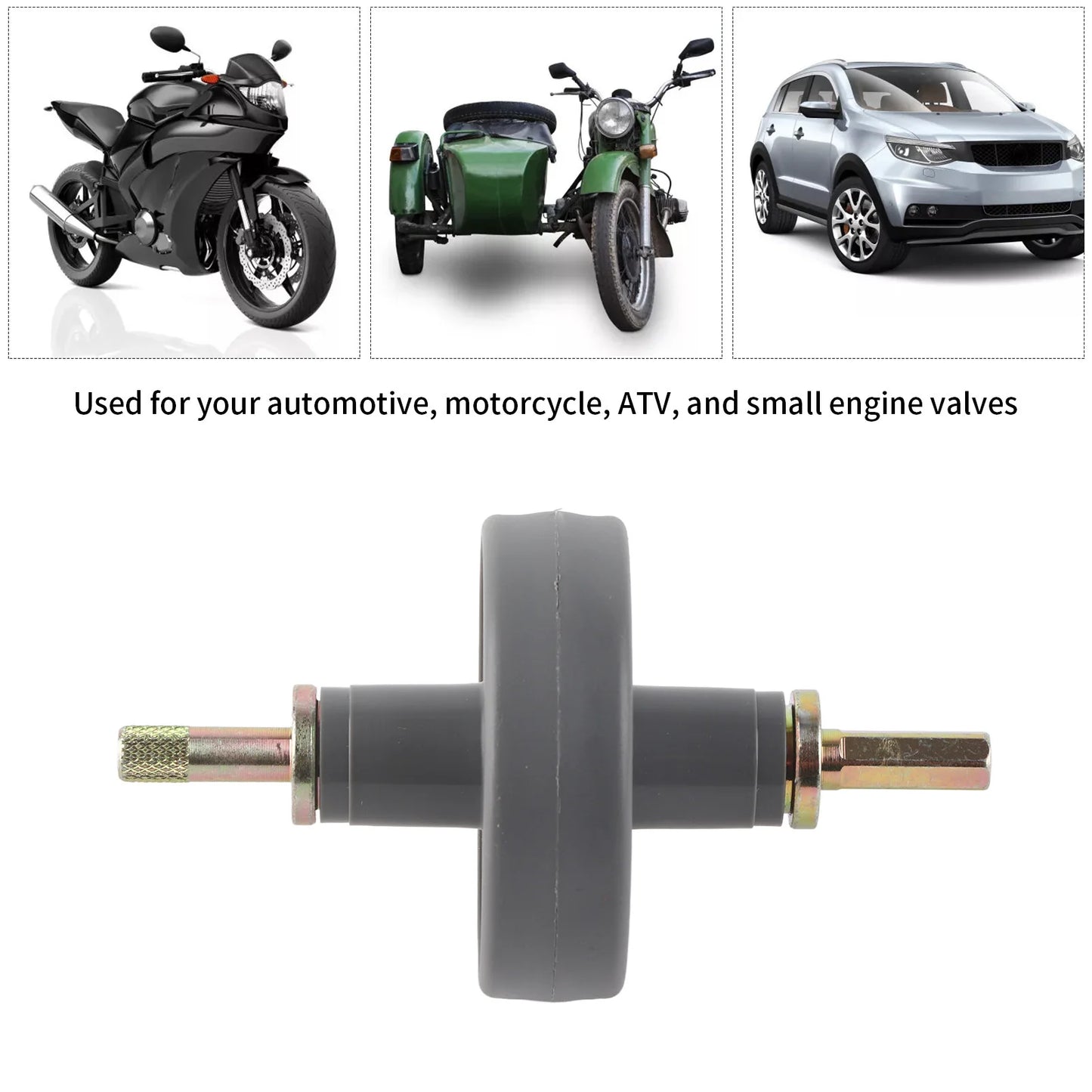 Car Valve Lapping Tool Attachment Kit Engine Valve Lapper Kit Valve Grinding Tool with 5 Suction Plates 1000rpm-1250rpm