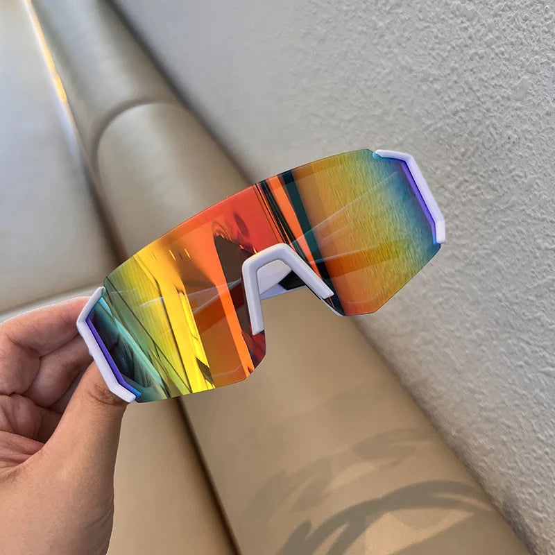 Oversized Outdoor Cycling Sunglasses UV Protect Glasses Bike Eyeglasses Sun Shades Sports Fishing Glasse Goggles UV400