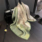 Luxury Brand 100% Natural Silk Scarf Women Design Small Square Shawl Hair Ribbon Headband Fashion Neckerchief Bandana