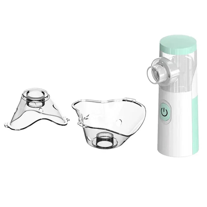 Mini Medical Nebulizer Handheld Nebulizers Ultrasonic Atomizers Portable Mute Asthma Inhaler for Adults Children Nebulizador