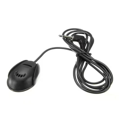 Car Audio Microphone Mini Wired External Microphone 3.5mm Clip Jack Plug Mic Stereo For Auto DVD Radio 3m Long Professionals