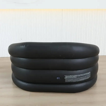 Outdoor Portable Inflatable Bed, Lounging Double Sofa, Folding Camping Inflatable Recliner, Flocking Outdoor Inflatable Sofa