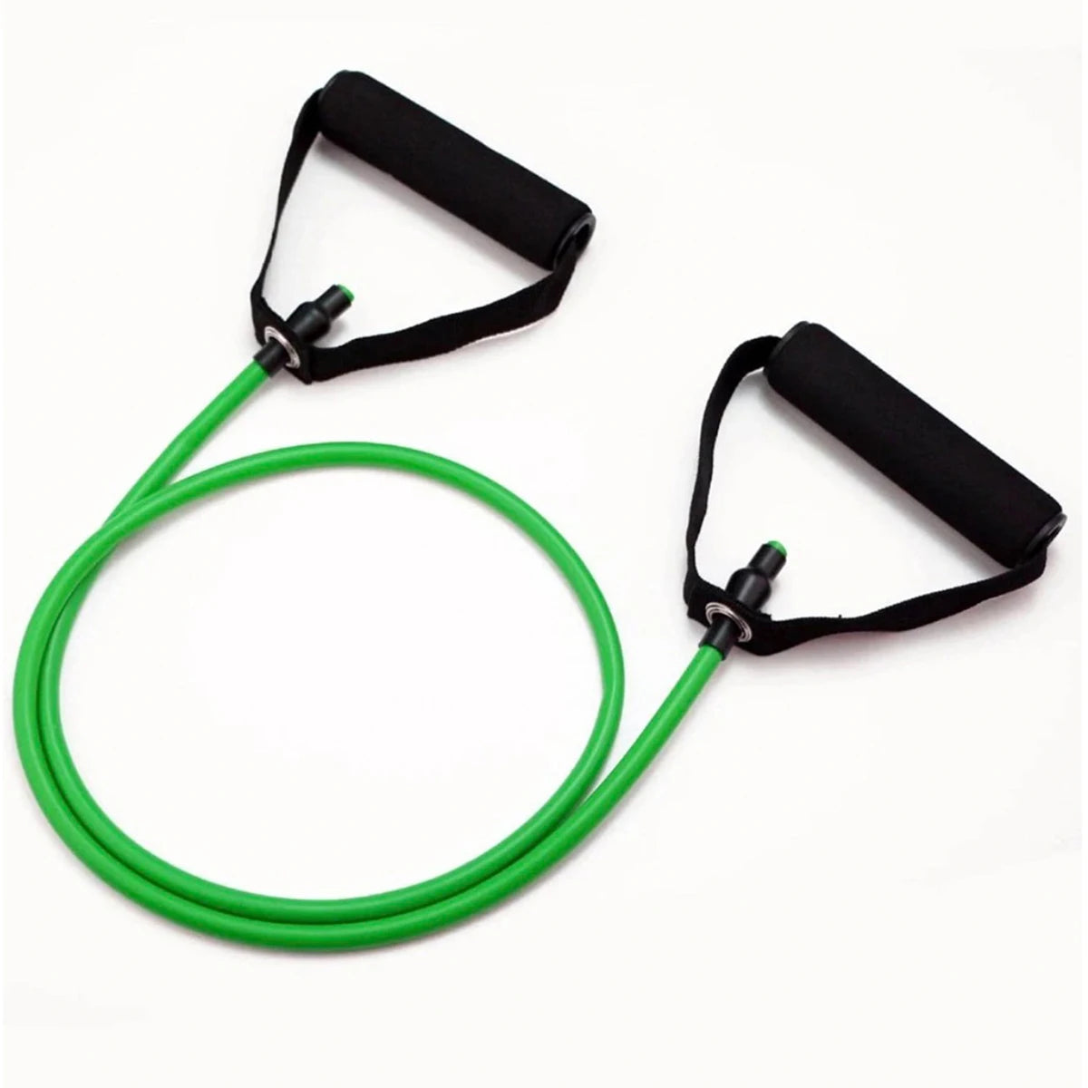 5 Levels Yoga Fitness Tensioner Resistance Band With Handles, Elastic TPE Straight Bar Yoga Pull Rope Fitness Exercise Tube Band