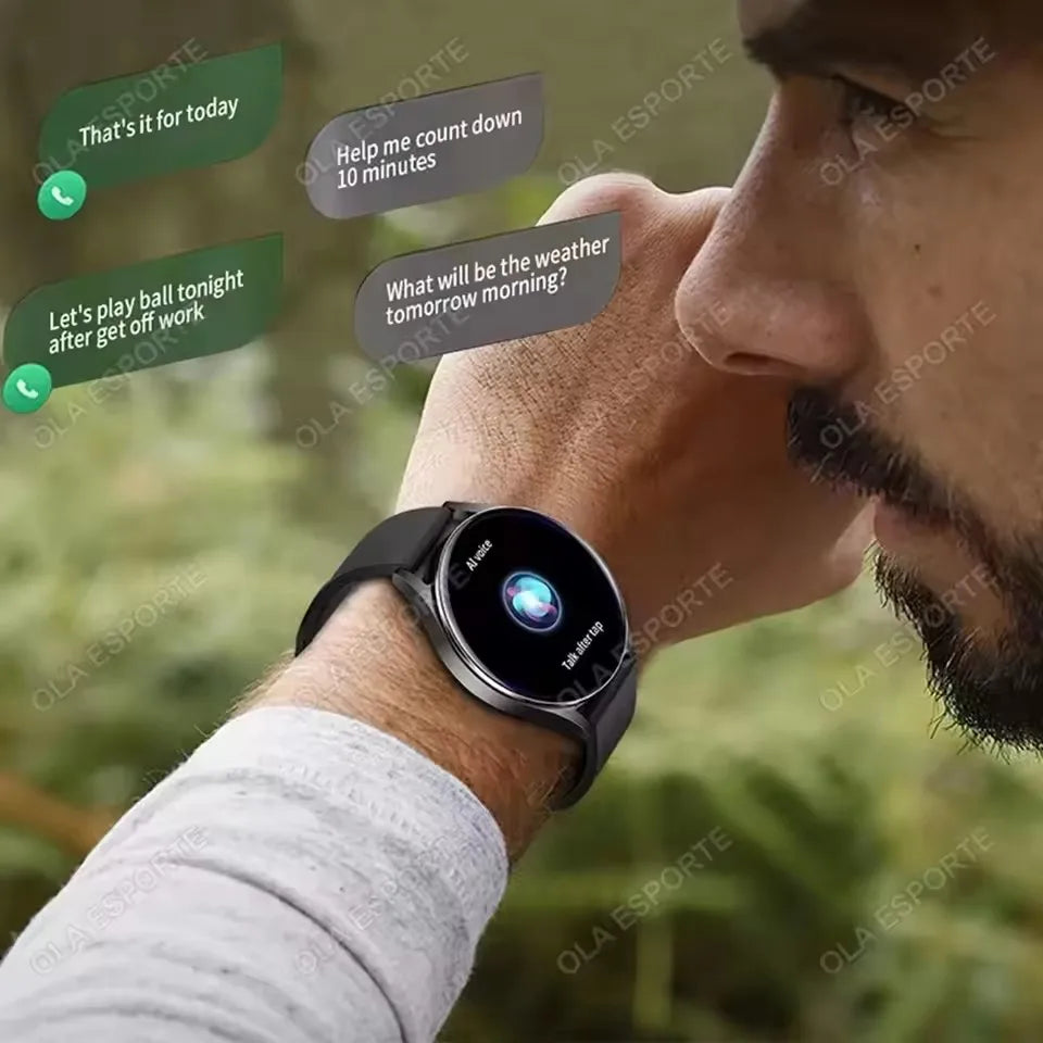 2025 New Bluetooth Calls Smart Watch 6 Pro 1.32” Inch 240*280 Custom Dials Sport Men And Woman Health Monitor Smartwatch For Man
