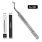 SAKURAHANA Anti-Static Eyelash Tweezers Professional High Precision Volume Extension Stainless Steel Anti-slip Makeup Tool