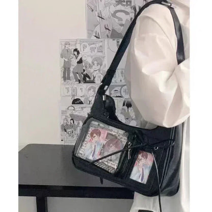 Koreańska Przezroczysta Torba Ita Bag JK Harajuku Duża Pojemność Torba Na Ramię Dla Kobiet Dziewcząt Torebka Y2k Kawaii Bolso Mujer