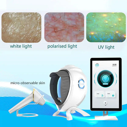 JLM Ai Smart Skin Detector Magic Mirror Skin Multi-spectrum Facial Analysis UV Layer Moisture Spectrum Analyzer Machine