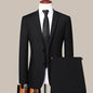 Suit Outdoor (Blazer+ Pants) Men's Fashion Gentleman's Business Suit Slim Outdoor Decoration Body Wedding Casual Suit