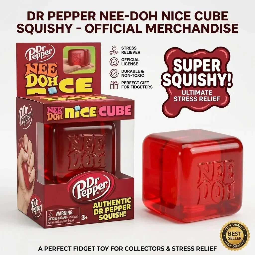 2026 Hot Schylling Needoh Nice Cube Stress Relief Sensory Toy for ADHD Focus and Anxiety Unisex Fidget Tool Soft Squishy Desk//'