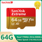 SanDisk V30 Extreme Micro SD Card A2 U3 4K 64GB 128GB 256GB 512GB 1T Memory Card Flash TF for Steam Deck Switch DJI Camera Phone