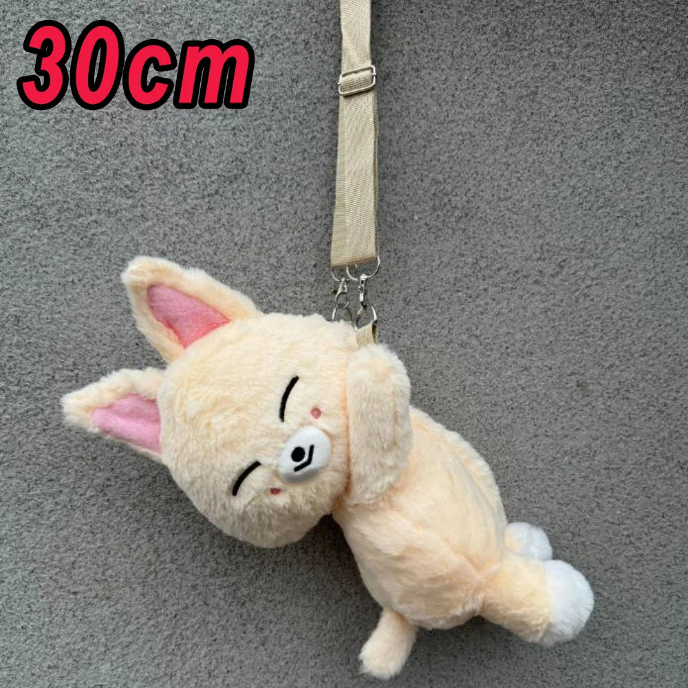 @*SKZOO Kpop Plush Toys,Wolf Bear Foxes Duck Cartoon Cute Plush Animal Backpack Dolls, Large Messenger Bag, Throw Pillow, Gift