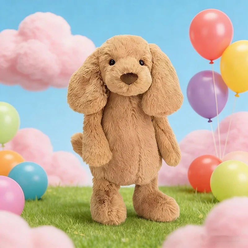 Yellow Droopy-eared Dog Plush Toy Animal Home Decoration High-quality And Comfortable  Children's Birthday Gift Companion Gift