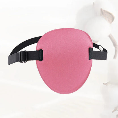 Single Eye Patch Adjustable 3D Foam Groove Breathable Eyeshade Eyes Medical Use Concave Strabismus Amblyopia Training Eye Mask