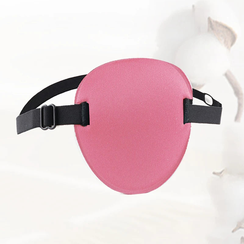 Single Eye Patch Adjustable 3D Foam Groove Breathable Eyeshade Eyes Medical Use Concave Strabismus Amblyopia Training Eye Mask
