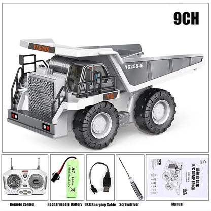 Children RC Car Toys Remote Control Car Toys For Boys Radio Control Excavator Dump Truck Bulldozer Electric Car Kids Toys Gift