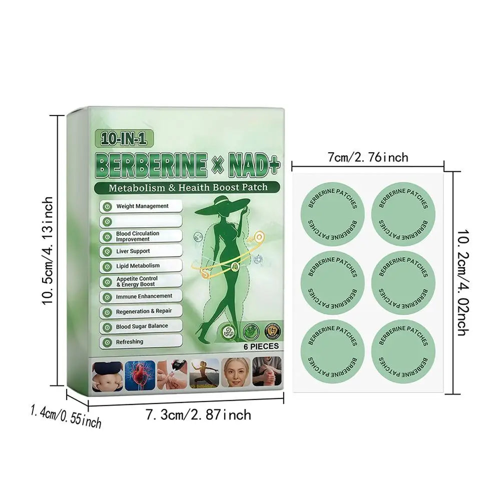 6PCS Moringa Composite Microneedle Patch Health Support Body Firming Nano Patch Natural Ingredients Microneedle Sticker ﻿