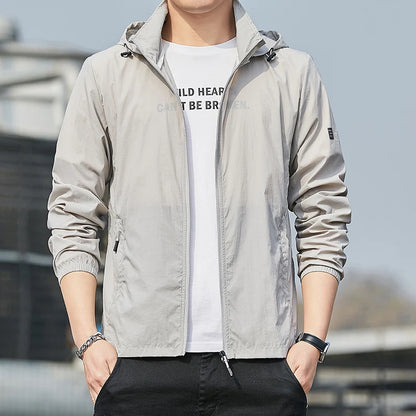 2025Summer Hooded Jacket Men Women Waterproof Sun Protection Clothing Fishing Hunting Clothes Quick Dry Skin Windbreaker