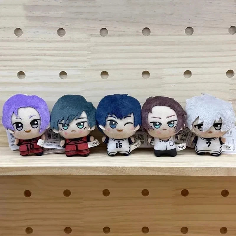 10cm New Blue Lock Plush Pendant KeyChain Yoichi Isagi Nagi Seishiro Mikage Reo Rin Itoshi Itoshi Sae Doll Toy Gift