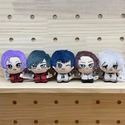 10cm New Blue Lock Plush Pendant KeyChain Yoichi Isagi Nagi Seishiro Mikage Reo Rin Itoshi Itoshi Sae Doll Toy Gift