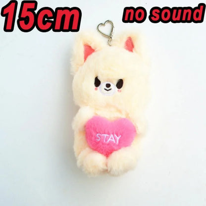 8pcs Skzoo Plush 25cm Kpop Cartoon Stuffed Animal Plushies Stray Kids Plush Doll Toys Kawaii JYP Adults KZ Fans Keychain  Gift