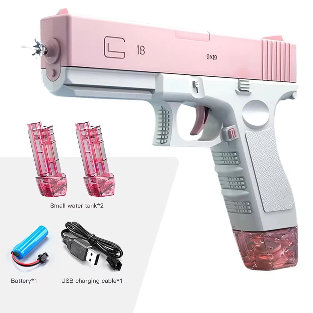 2026 Electric Automatic Submachine M416 Water Gun Summer Outdoor Beach Firing Shooting Game Water Fight Toy for Children Gifts