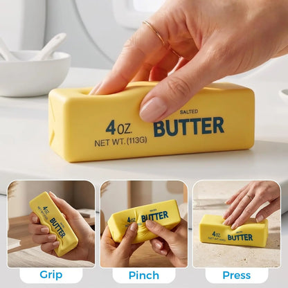 New Soft Slow Rebound Butter Stick Realistic Silicone Squeeze Stress Relief Gadget Desk Office Accessory Funny Anti-Anxiety Gift