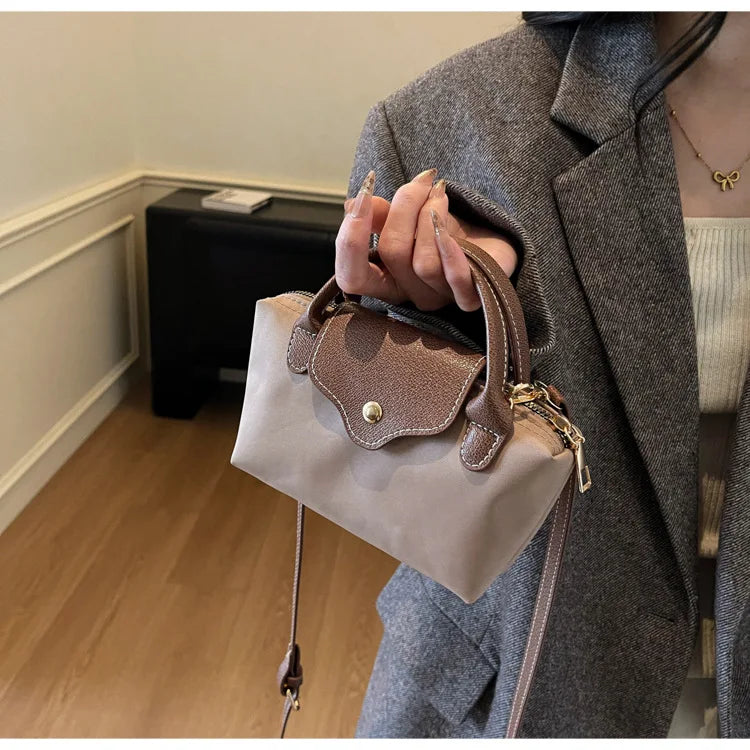 Retro Casual Fashion Ladies Shoulder Bag Stylish Trendy Crossbody Bag Quality Small Square Bag Urban Minimalist Style Polyest...