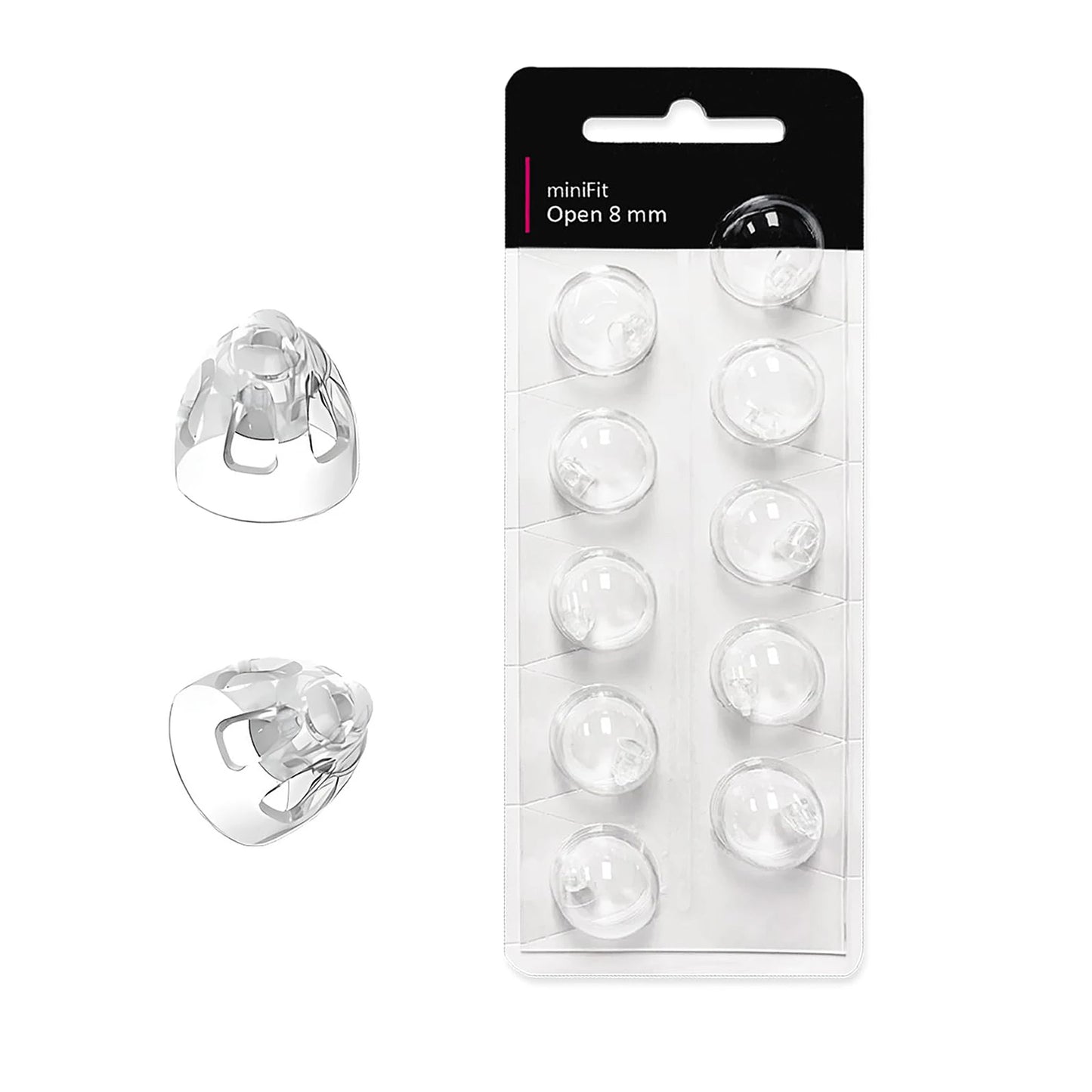 Open Vent  Hearing Aid Domes for Oticon Minifit, Ear Caps Replacements Parts Accessories Domes for Oticon Hearing Aid