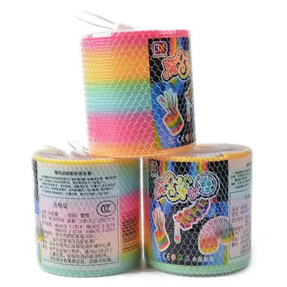 Large Rainbow Magic Circle Children's Hand Eye Coordination Toys Birthday Party Toys Party Gifts Guests Pinata Fillers