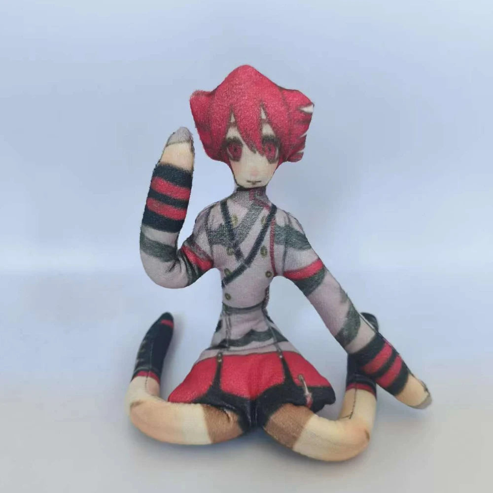 Anime Kasane Teto Cosplay Doll Plush Stuffed Dolls Room Decoration Cotton Plushie Xmas Accessories Prop Abstract Twistable Gifts
