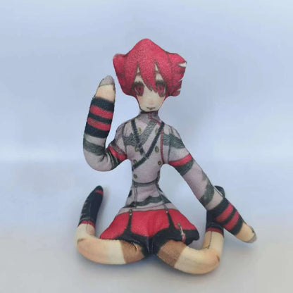 Anime Kasane Teto Cosplay Doll Plush Stuffed Dolls Room Decoration Cotton Plushie Xmas Accessories Prop Abstract Twistable Gifts