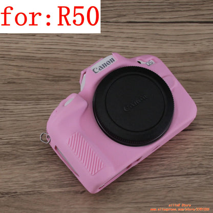 for Canon EOS-R100 Camera Soft Case R50 Silicone shell protective cover Prevent scratching the camera bag One shoulder neck bag