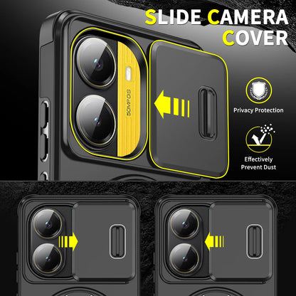 For Poco X7 Pro 5G Case Lens Protect Shockproof Armor Cover for Poko Little X7 X7 Pro X7pro Pocox7pro Car Magnetic Holder Funda