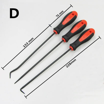 4Pcs/set Car Auto Vehicle Oil Seal Screwdrivers Set Car O-Ring Seal Gasket Puller Remover Pick Hooks Tools Car Remover Tools Kit