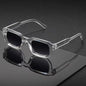 New Men Vintage Rectangle Frame Sunglasses Fashion Retro Sun Glasses Luxury Brand Design Glasses UV400 Eyewear Women Goggles