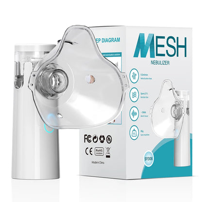 Mini Silent Mesh Nebulizer Medical Grade Ultrasonic Atomizer Efficient Nasal Inhaler Health Care Device For Children Adults