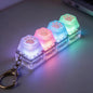 Cat Claw/Gyro Button Decompression Toy Mechanical Keyboard Shaft Tester Luminous Keyboard Keychain for Pressure Release